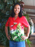 Floating Martini Women's Hawaiian Camp Shirt